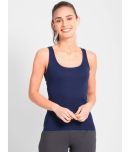 Jockey 1467 Women's Super Combed Cotton Rib Fabric Solid Racerback Tank Top - Imperial Blue