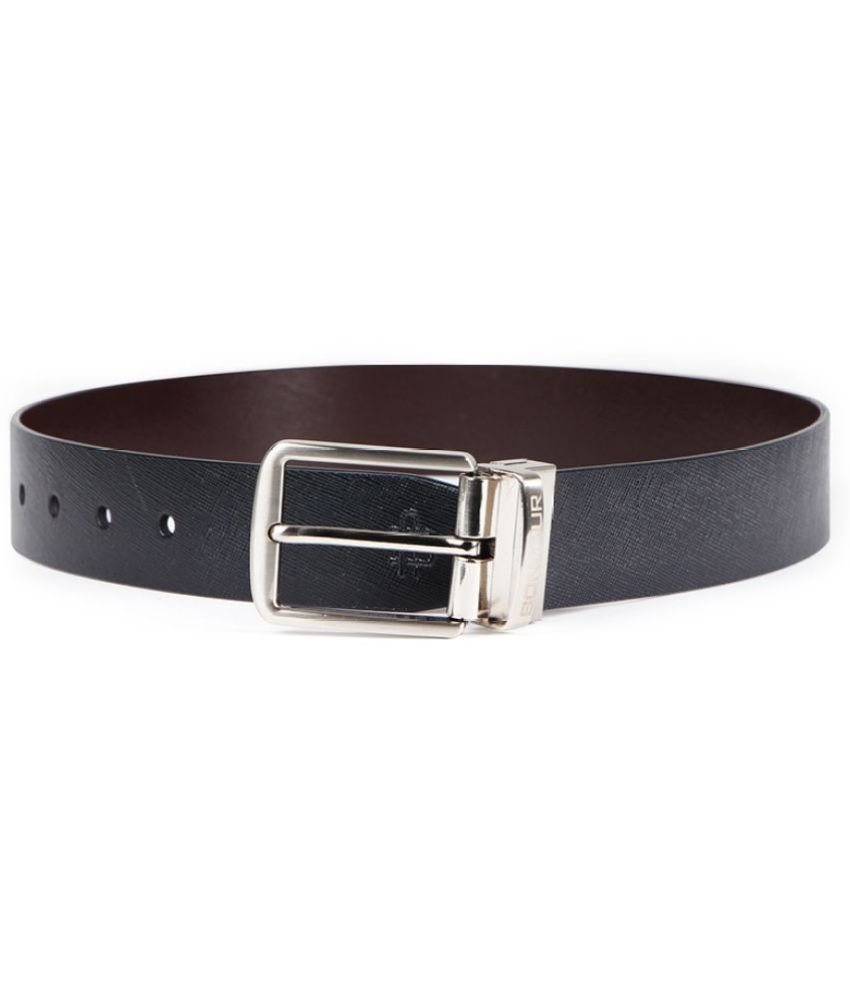     			Bonjour - Brown Leather Men's Reversible Belt ( Pack of 1 )