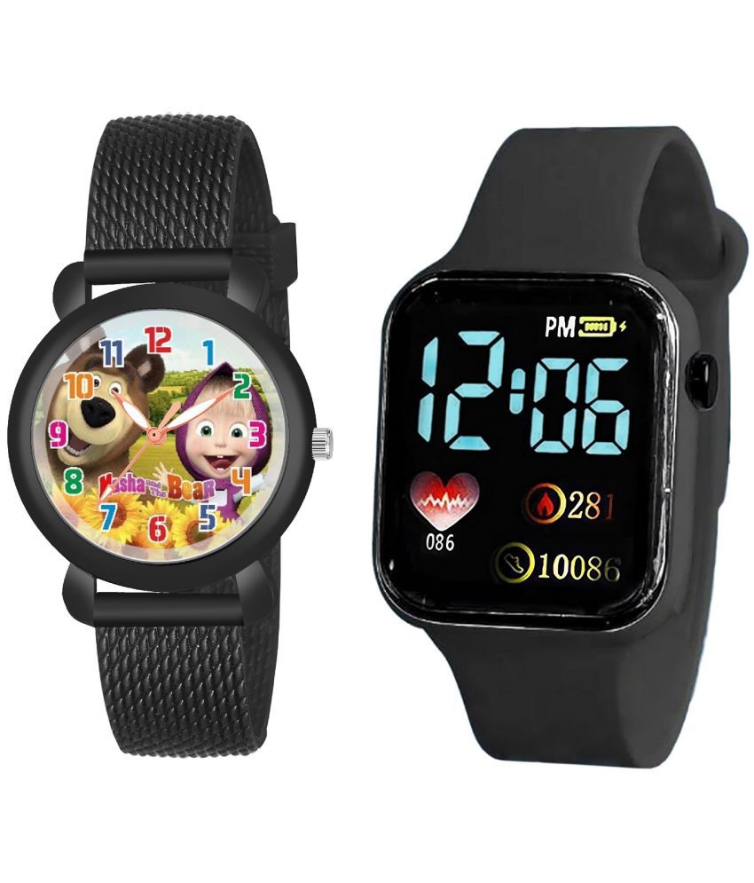     			Cosmic Multicolor Dial Analog Boys Watch ( Pack Of 2 )