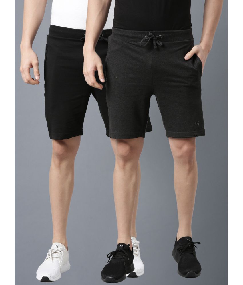     			Force NXT Multi Cotton Blend Men's Shorts ( Pack of 2 )