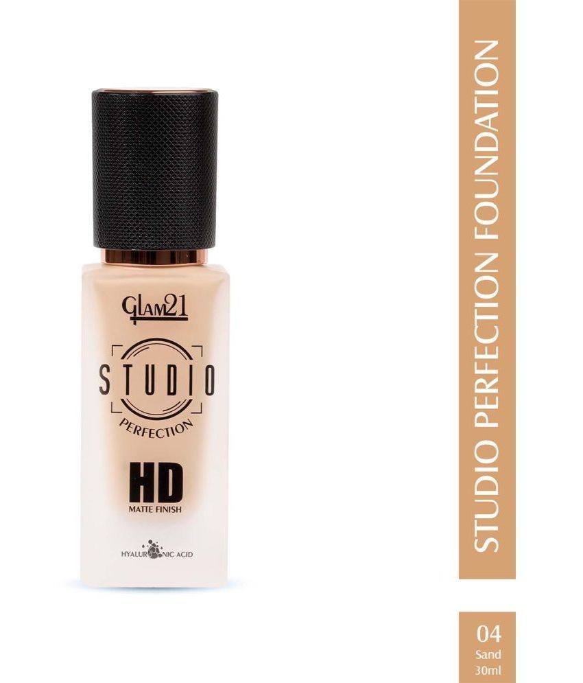     			Glam21 Studio Perfection HD Matte Foundation Oil Control Long Stay Smudge & Waterproof 30ml Sand-04