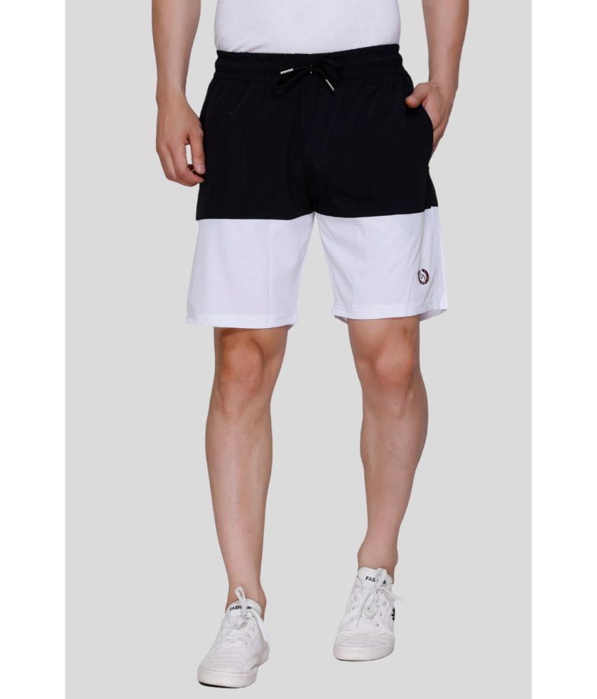     			LEEBONEE White Polyester Men's Shorts ( Pack of 1 )