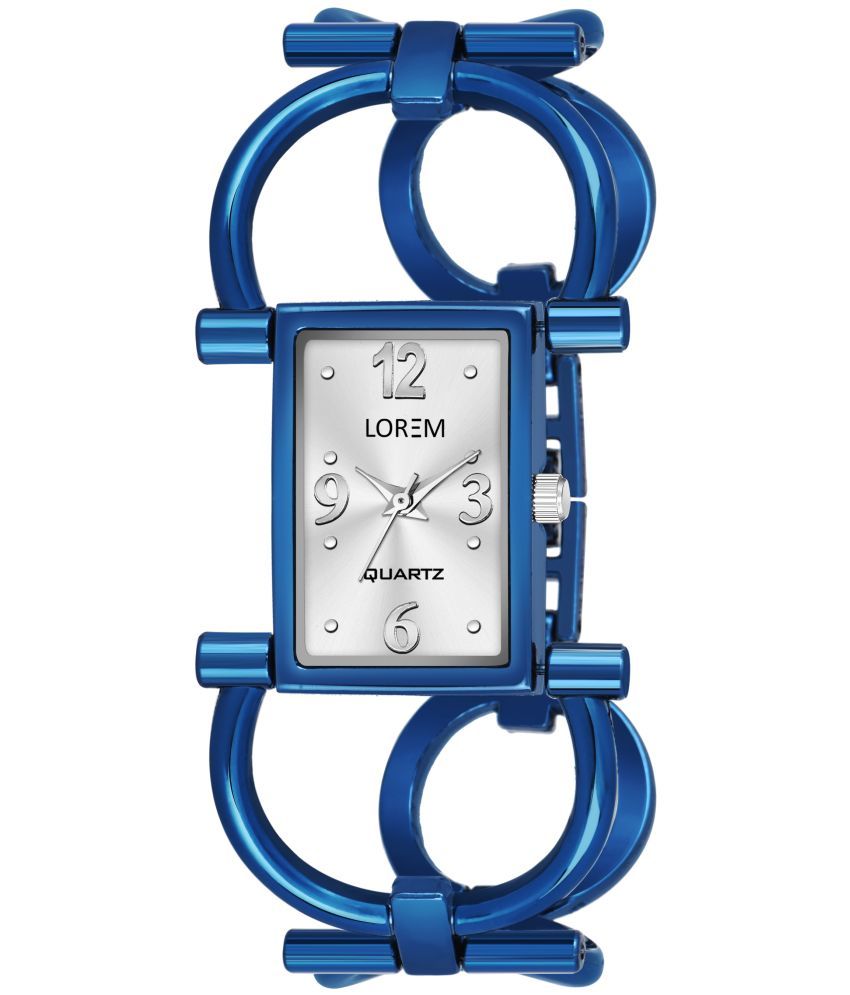     			Lorem Blue Metal Analog Womens Watch