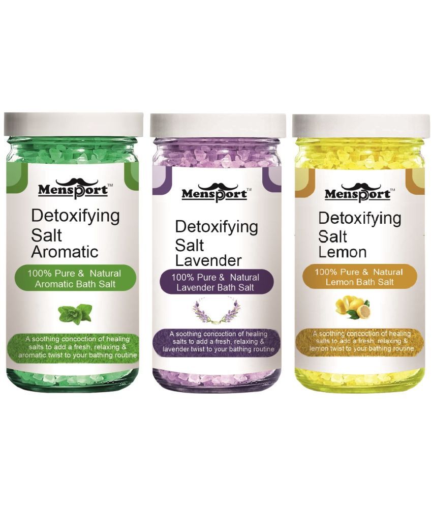     			Mensport Crystal Natural Bath Salt 200 g Pack of 3