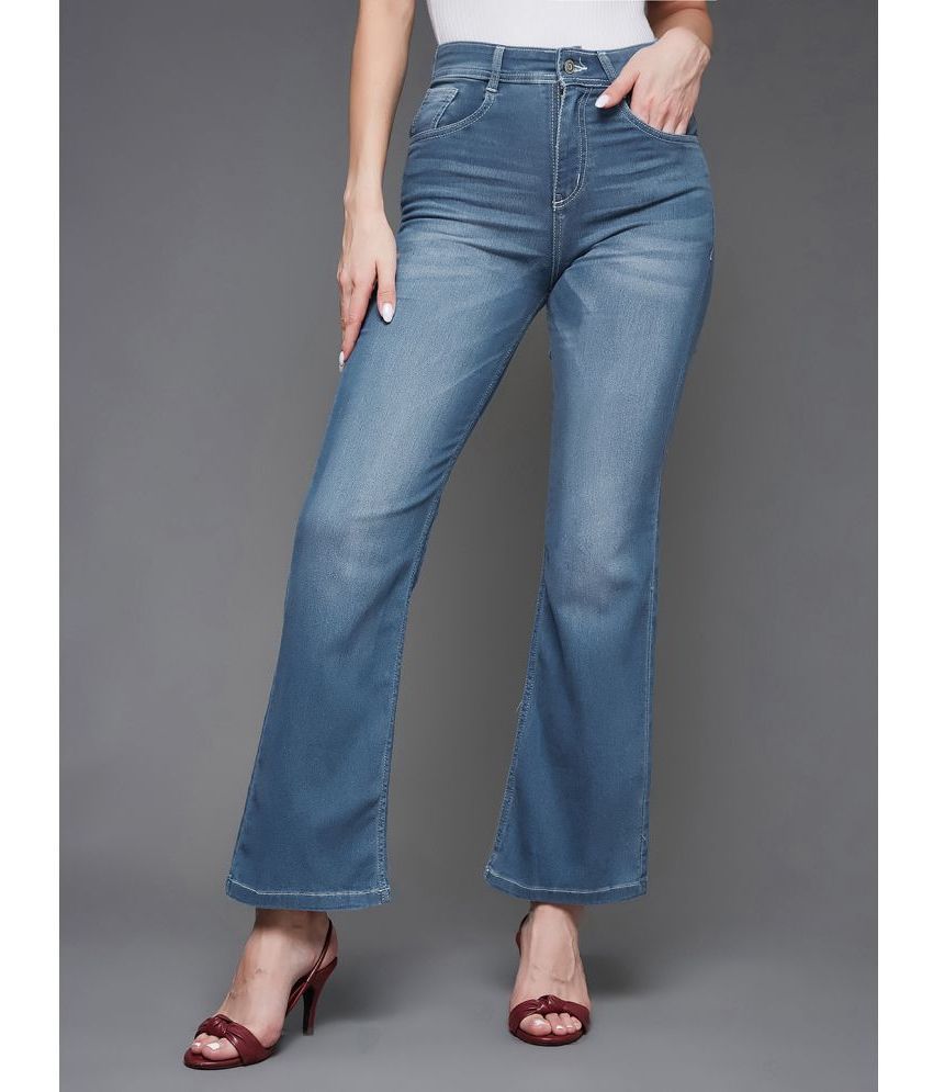     			Miss Chase - Light Blue Denim Wide Leg Women's Jeans ( Pack of 1 )