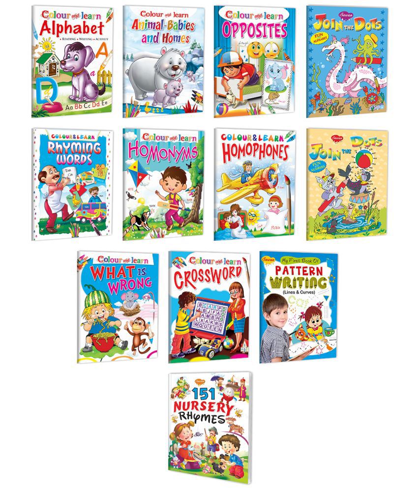     			My Complete Kit of Nursery Books - A Set of 12 Books Paperback | Super jumbo combo for collecters and library Rhymes, Activity and colouring  books