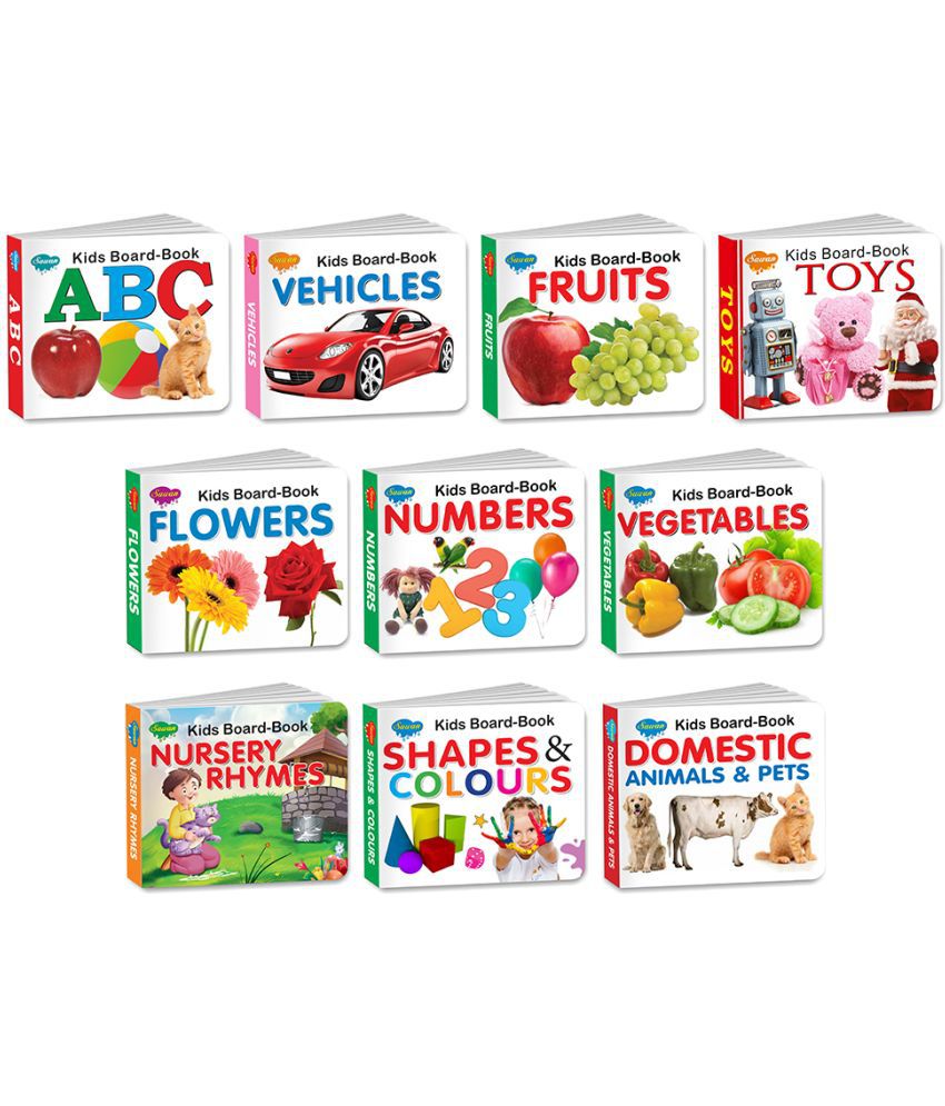     			My First Learning Library: Pack of 10 Board Books for Kids | Super jumbo combo for collecters and library board books