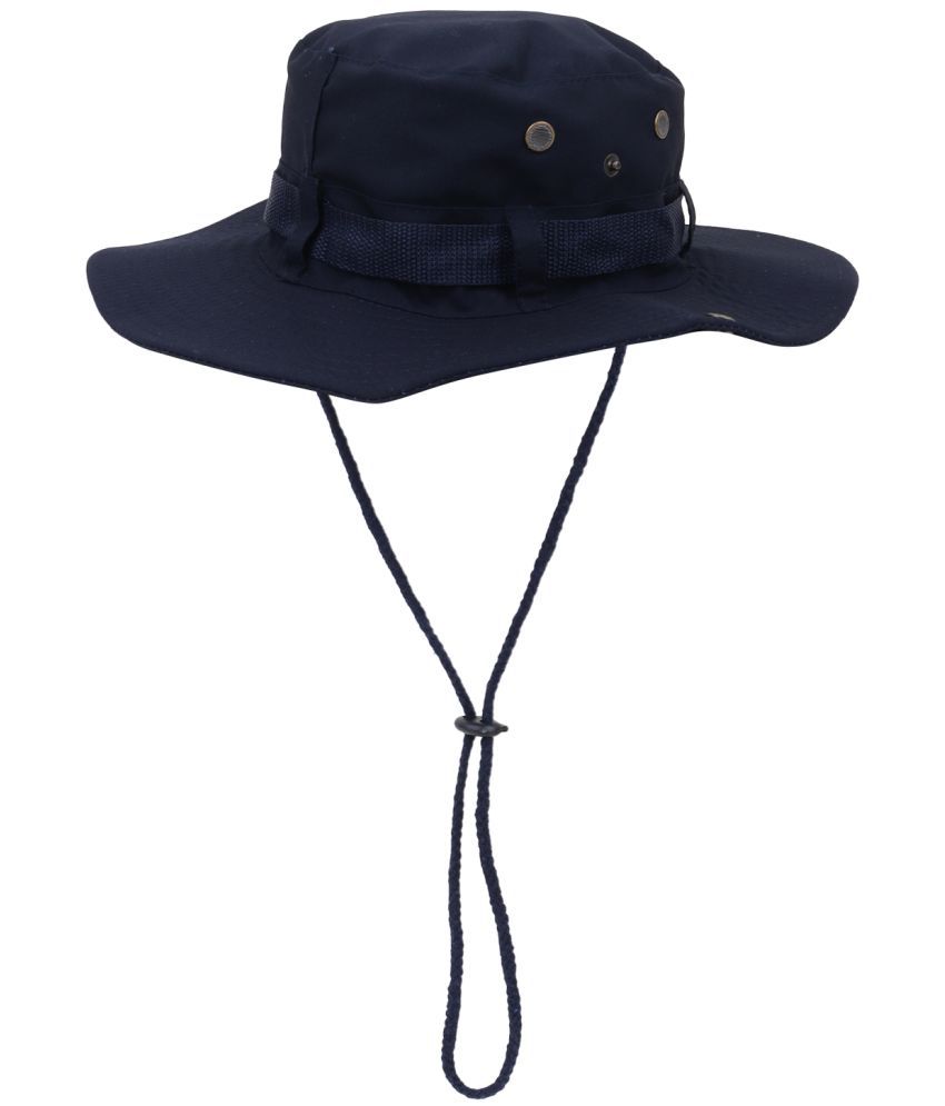     			Zacharias Blue Cotton Men's Hat ( Pack of 1 )