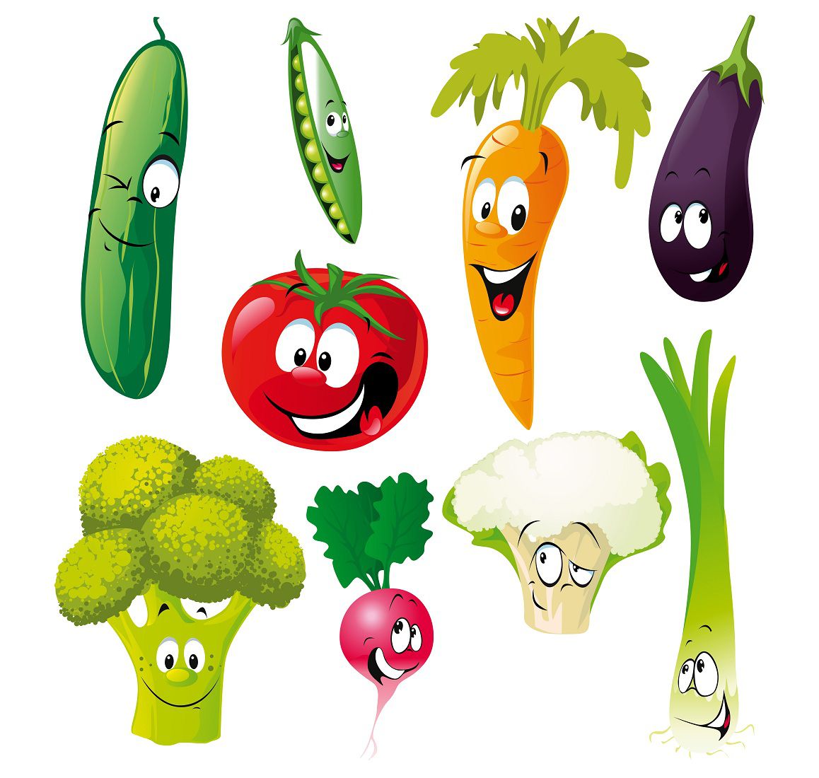     			Zampyy Wall Sticker Fruit & Vegetables ( 60 x 70 cms )