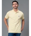 Red Tape Cotton Regular Fit Solid Half Sleeves Men's Polo T Shirt - Yellow ( Pack of 1 )