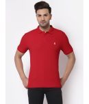 Red Tape Cotton Regular Fit Solid Half Sleeves Men's Polo T Shirt - Red ( Pack of 1 )