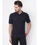 Red Tape Cotton Regular Fit Solid Half Sleeves Men's Polo T Shirt - Navy ( Pack of 1 )