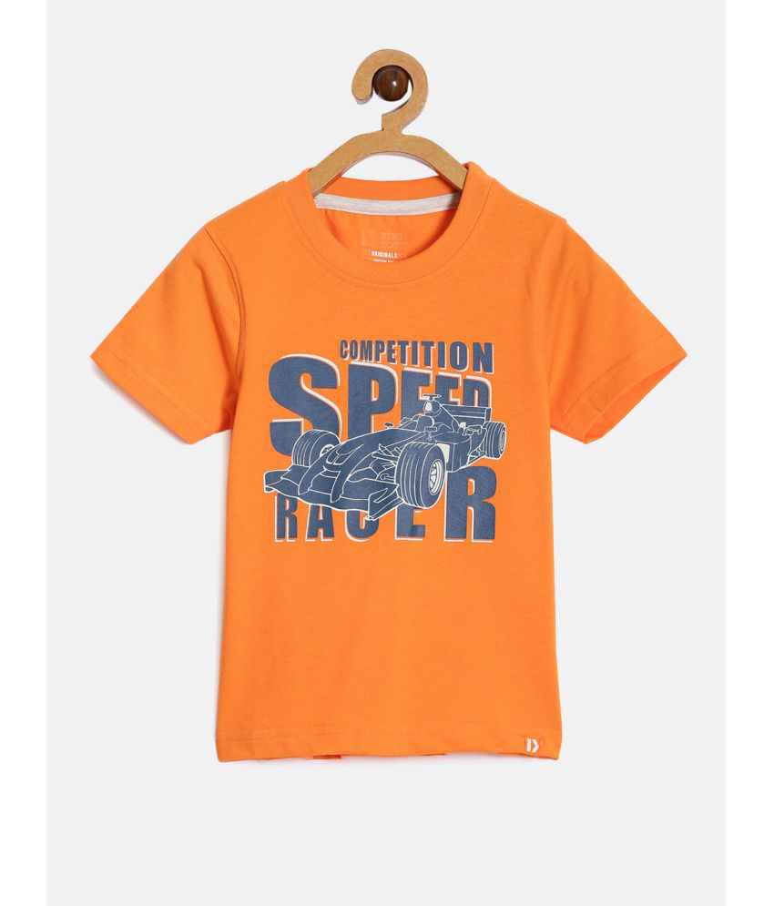     			Dixcy Scott Originals Orange Cotton Boy's T-Shirt ( Pack of 1 )