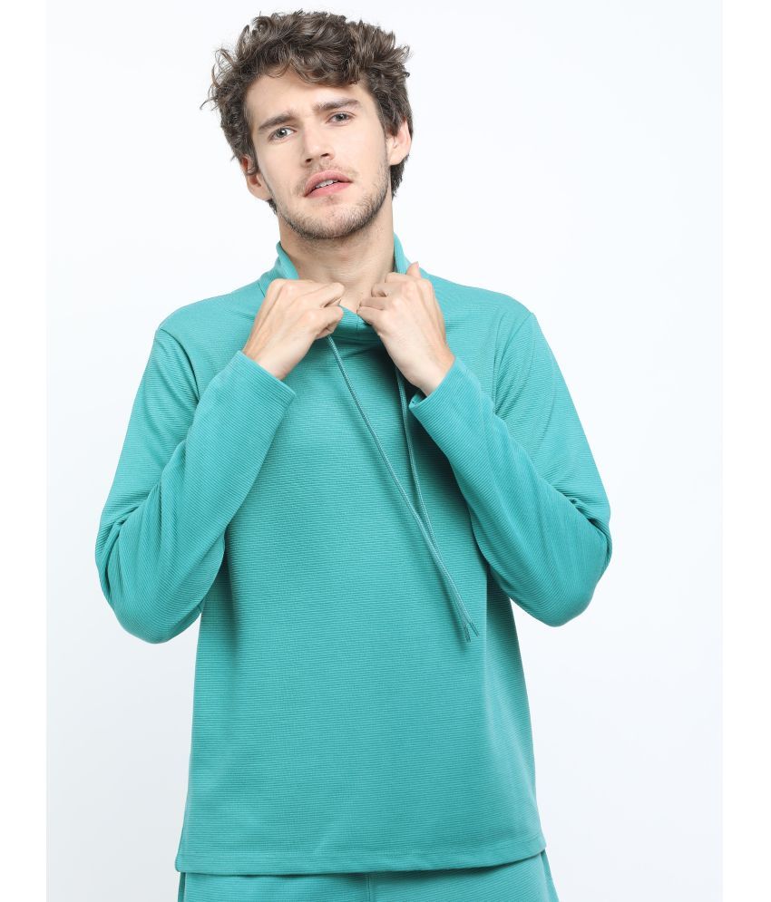     			Ketch Polyester Regular Fit Solid Full Sleeves Men's T-Shirt - Green ( Pack of 1 )