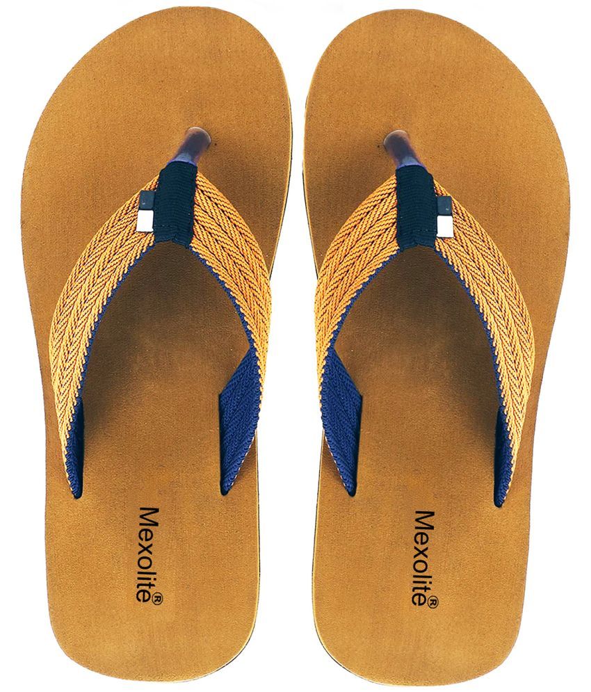     			Mexolite Brown Men's Slide Flip Flop