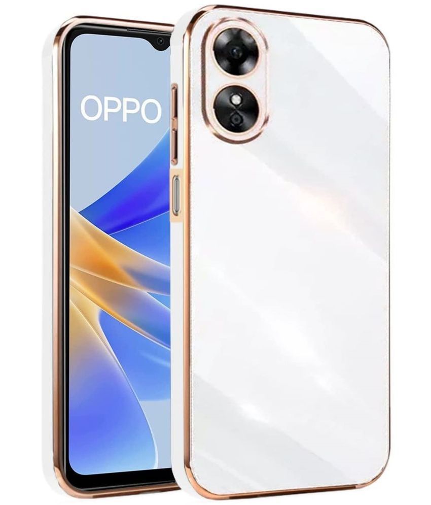     			NBOX Plain Cases Compatible For Silicon Oppo A17 ( Pack of 1 )