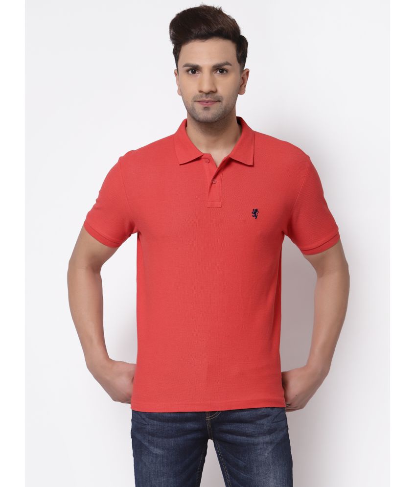     			Red Tape Cotton Regular Fit Solid Half Sleeves Men's Polo T Shirt - Red ( Pack of 1 )