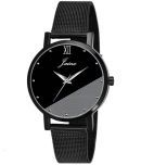 Jainx Black Stainless Steel Analog Womens Watch