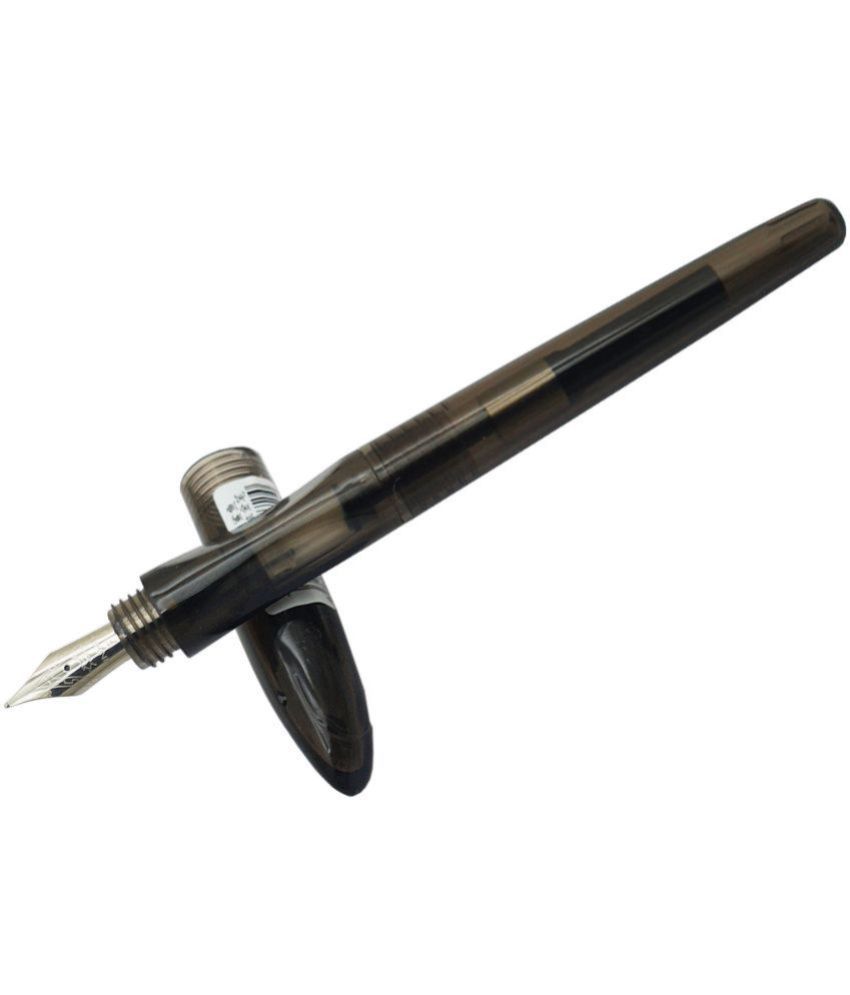     			Dikawen Black Fine Line Fountain Pen ( Pack of 1 )