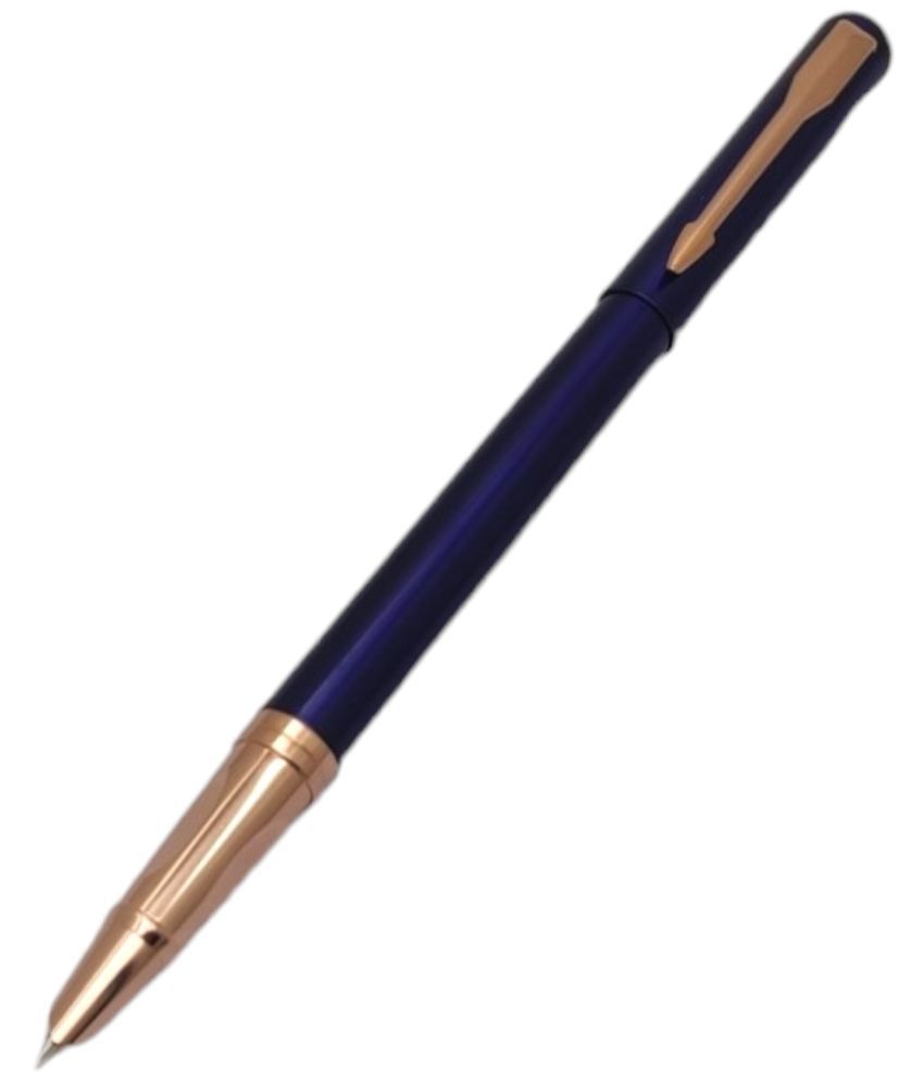     			Dikawen Blue Extra Fine Line Fountain Pen ( Pack of 1 )