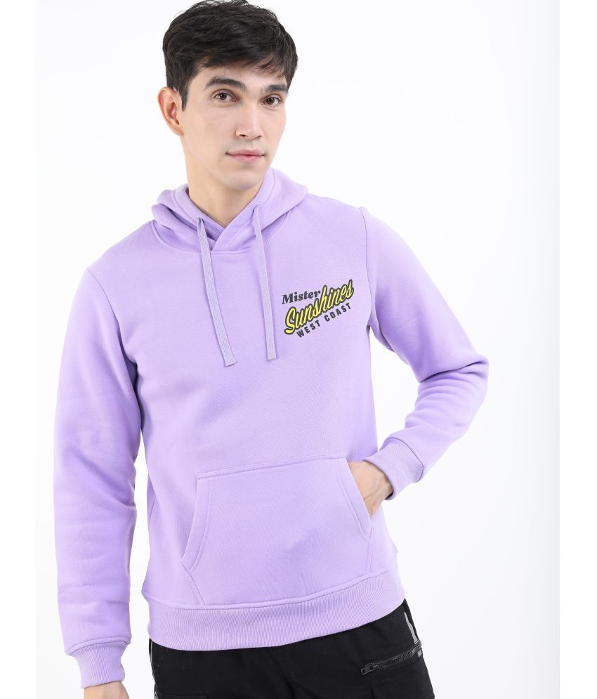     			Ketch Polyester Hooded Men's Sweatshirt - Lavender ( Pack of 1 )