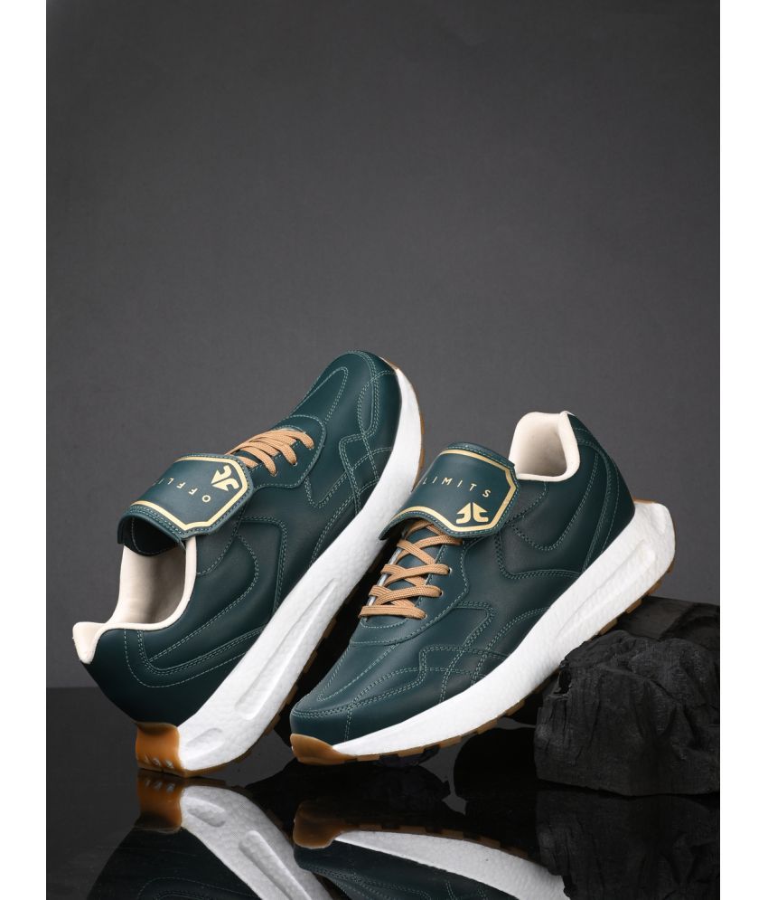     			OFF LIMITS SOHO Green Men's Sports Running Shoes