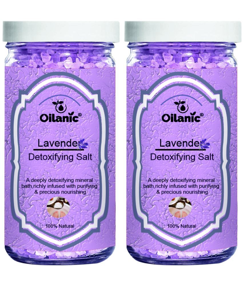     			Oilanic Bath Salt Crystal Lavender Bath Salt 200 g Pack of 2