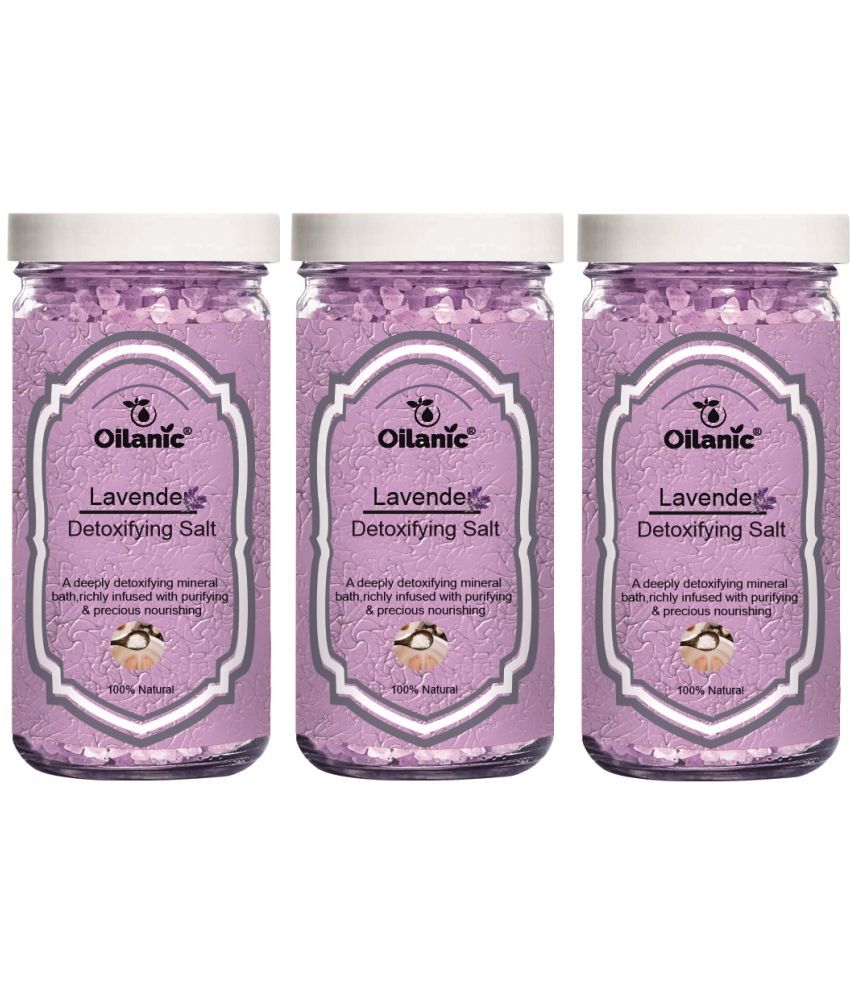     			Oilanic Bath Salt Crystal Lavender Bath Salt 200 g Pack of 3