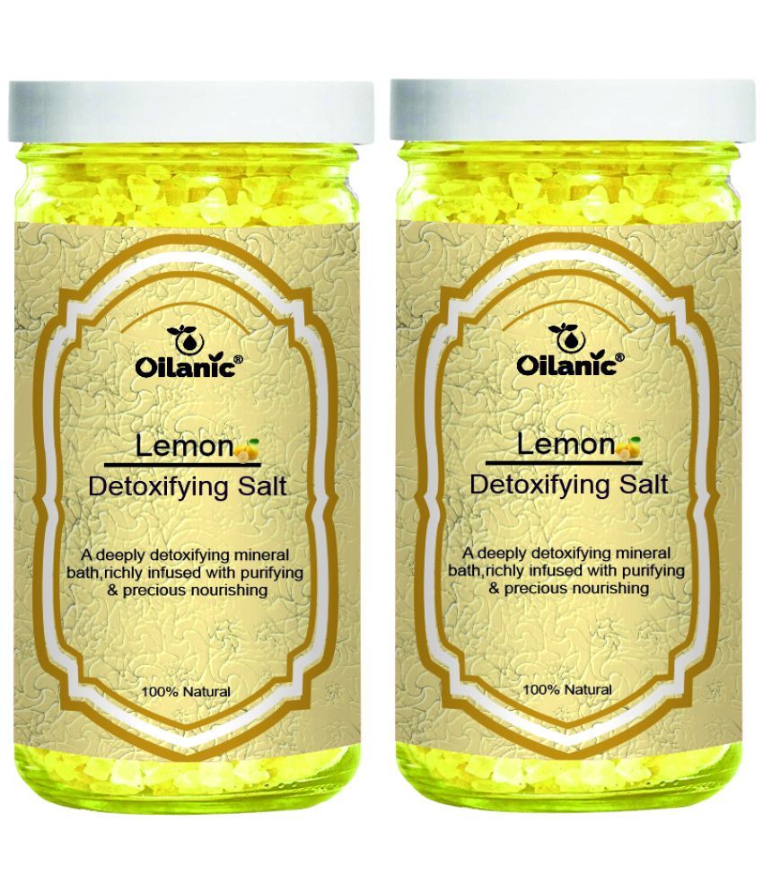     			Oilanic Bath Salt Crystal Lemon Bath Salt 200 g Pack of 2