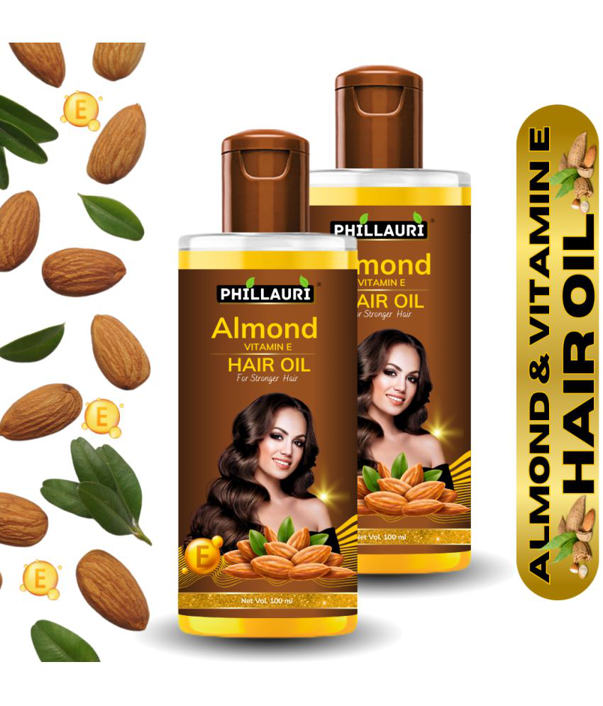     			Phillauri Hair Growth Almond Oil 200 ml ( Pack of 2 )