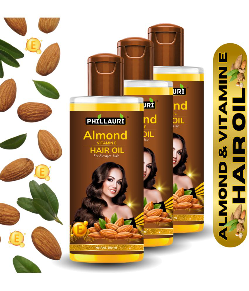    			Phillauri Hair Growth Almond Oil 300 ml ( Pack of 3 )