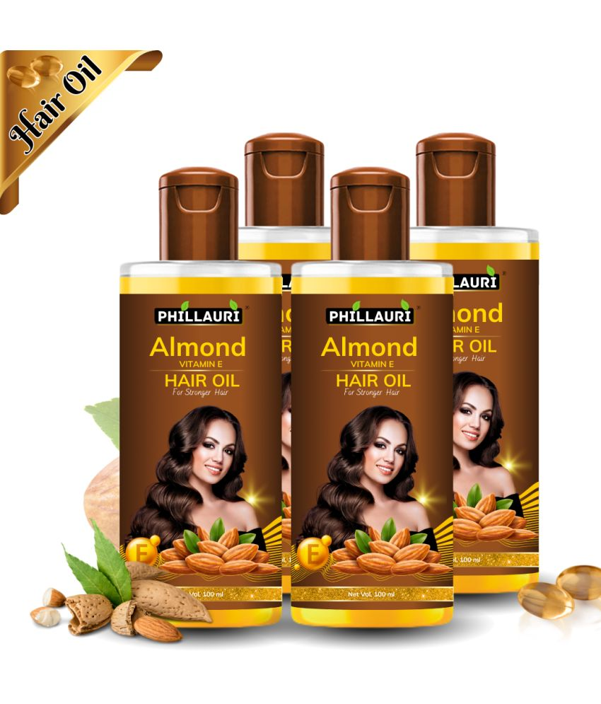     			Phillauri Hair Growth Almond Oil 400 ml ( Pack of 4 )