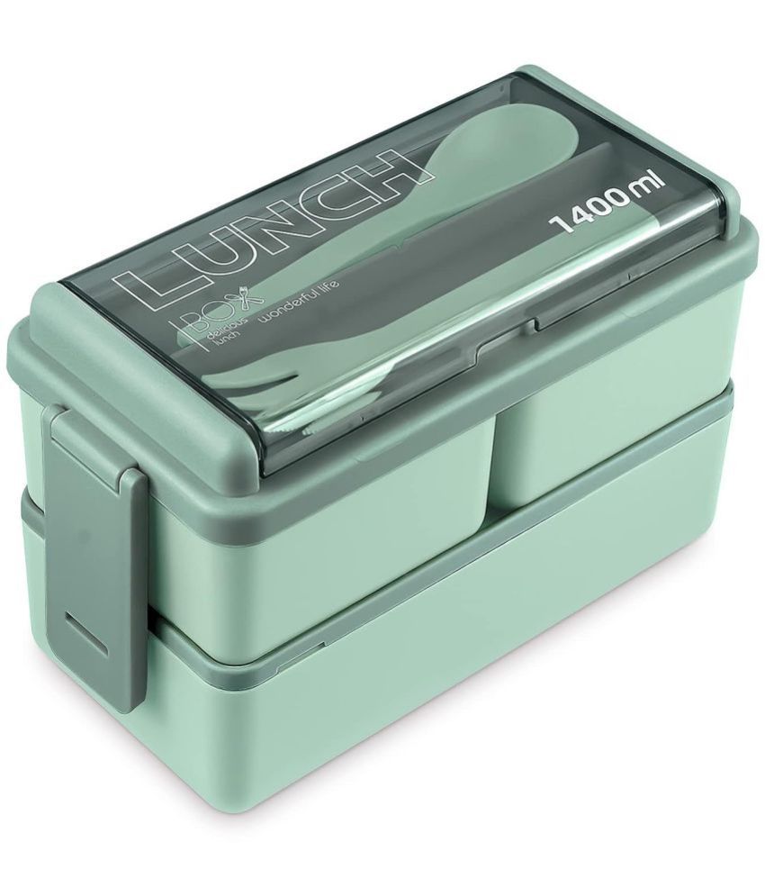     			UNIBRITE Bento Lunch Box 3 Container Plastic Lunch Box 3 - Container ( Pack of 1 )
