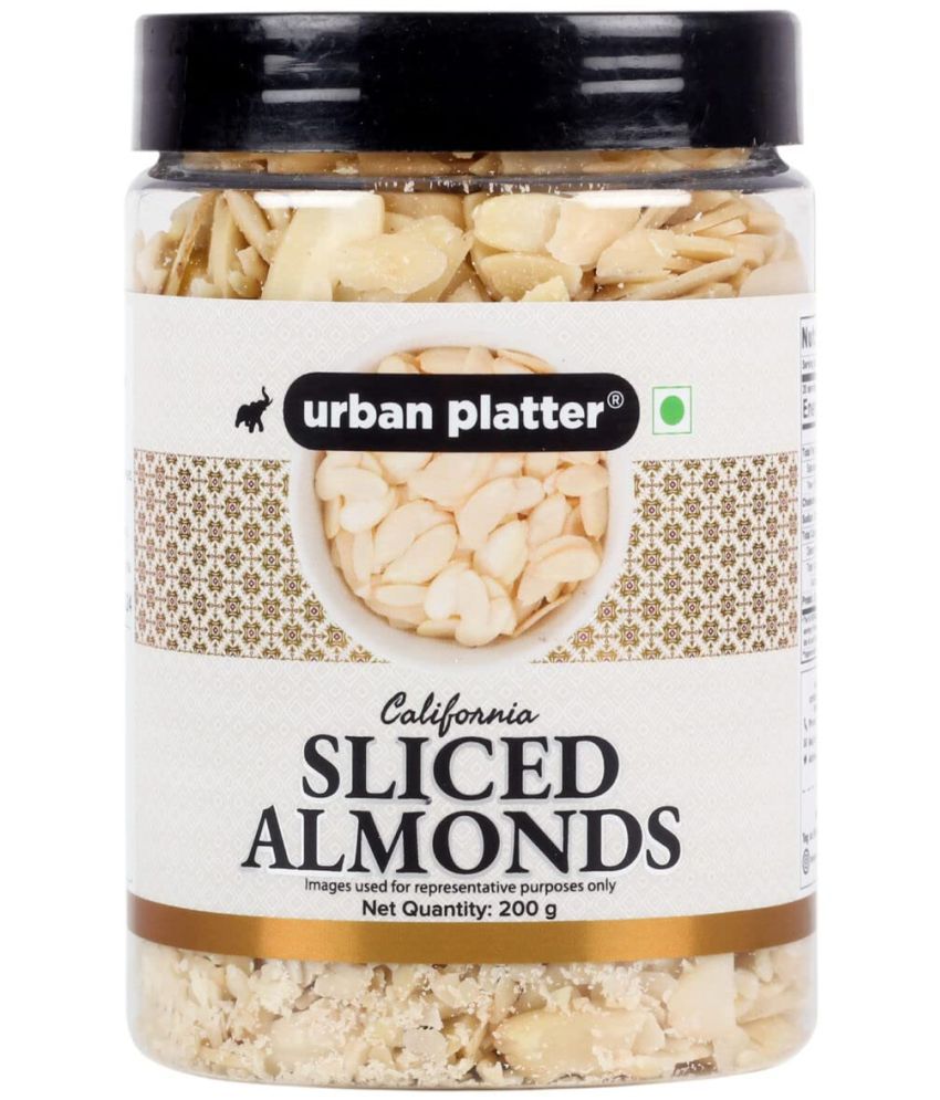     			Urban Platter Sliced Blanched California Almonds, 200g