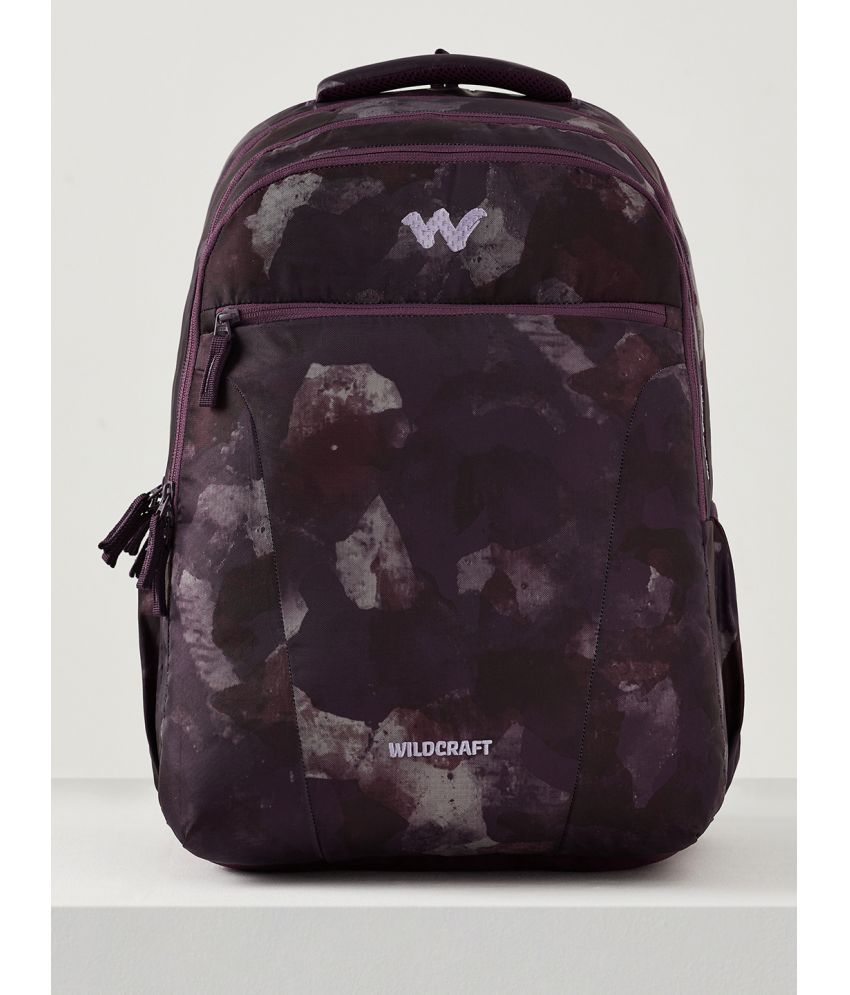     			Wildcraft Wine Polyester Backpack With Raincover ( 45 Ltrs )