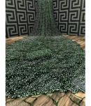 Saadhvi Net Self Design Saree Without Blouse Piece - Green ( Pack of 1 )