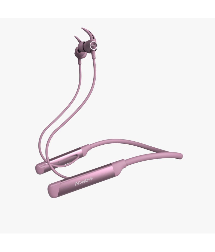     			ACwO Twister In-the-ear Bluetooth Headset with Upto 30h Talktime Call Controls - Pink