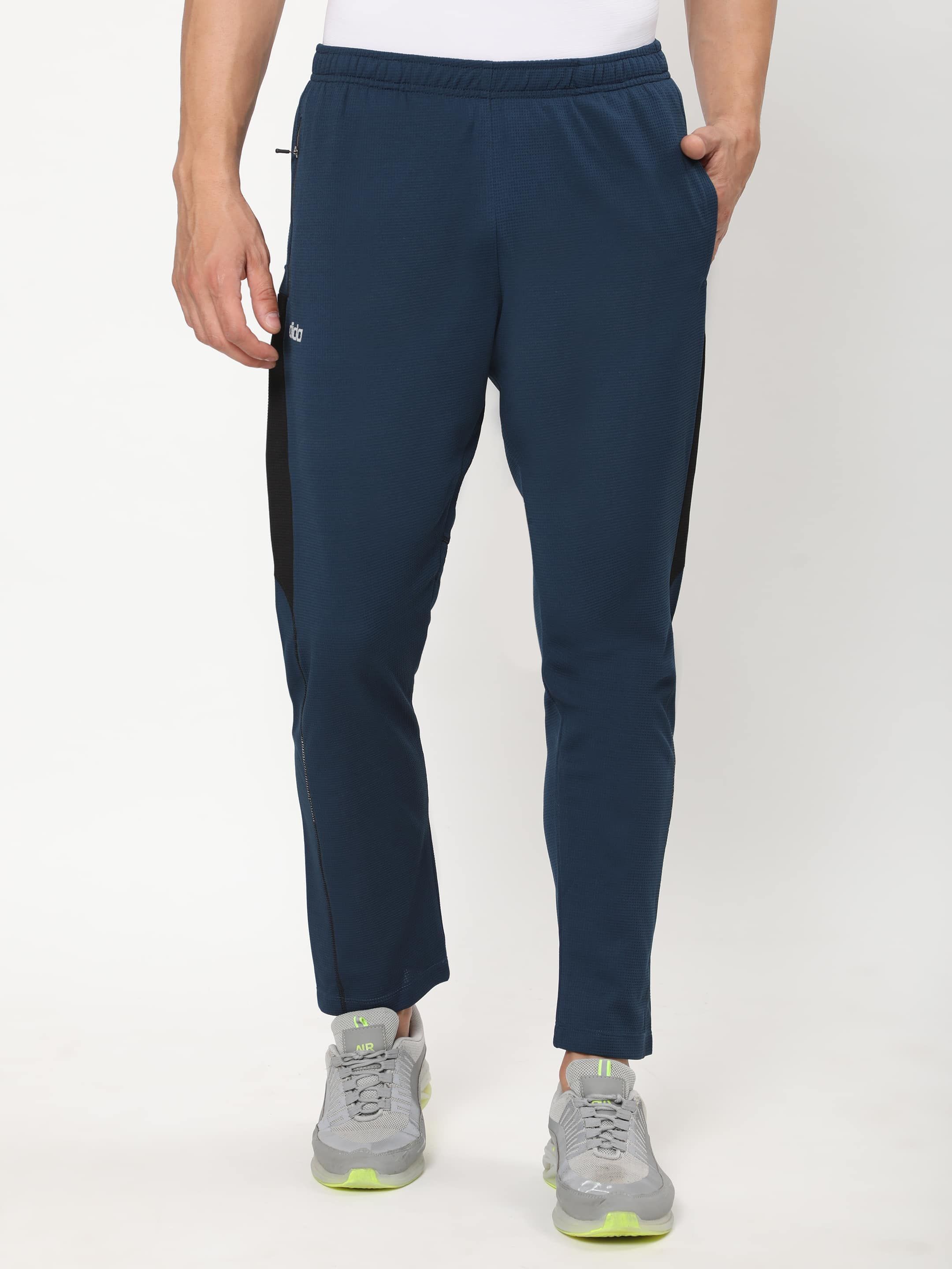     			Dida Sportswear Blue Polyester Men's Sports Trackpants ( Pack of 1 )