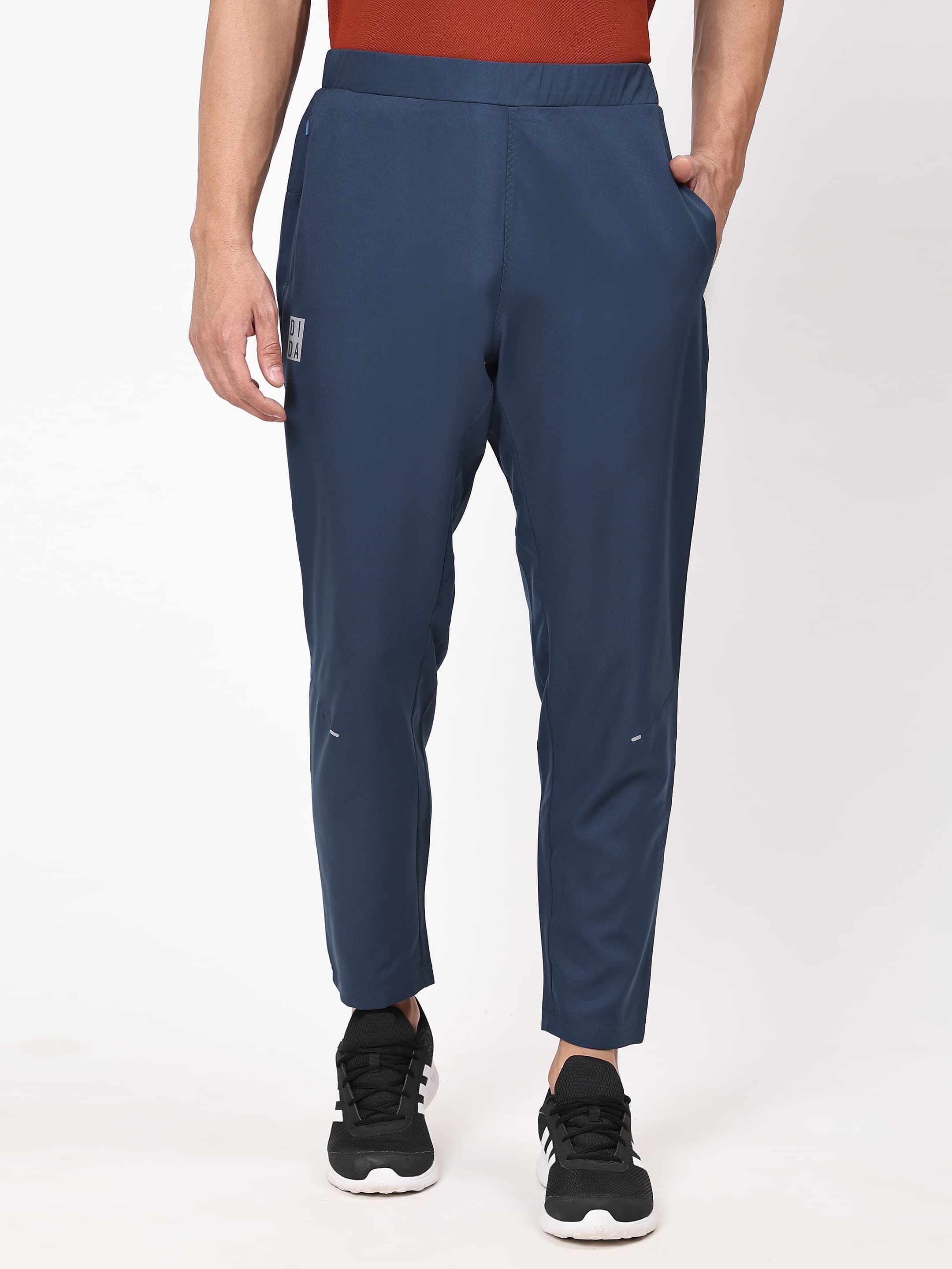     			Dida Sportswear Blue Polyester Men's Sports Trackpants ( Pack of 1 )