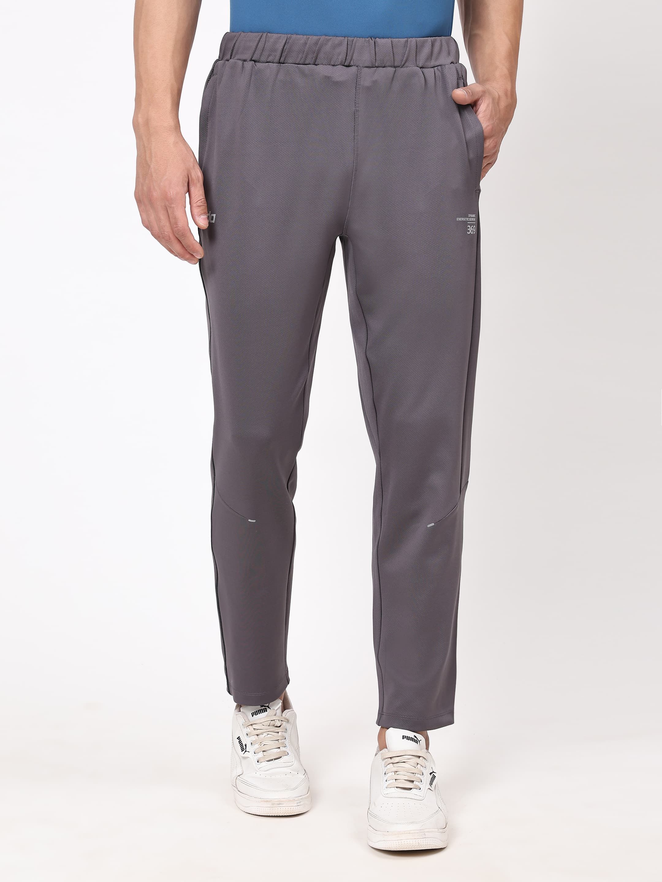     			Dida Sportswear Grey Polyester Men's Sports Trackpants ( Pack of 1 )