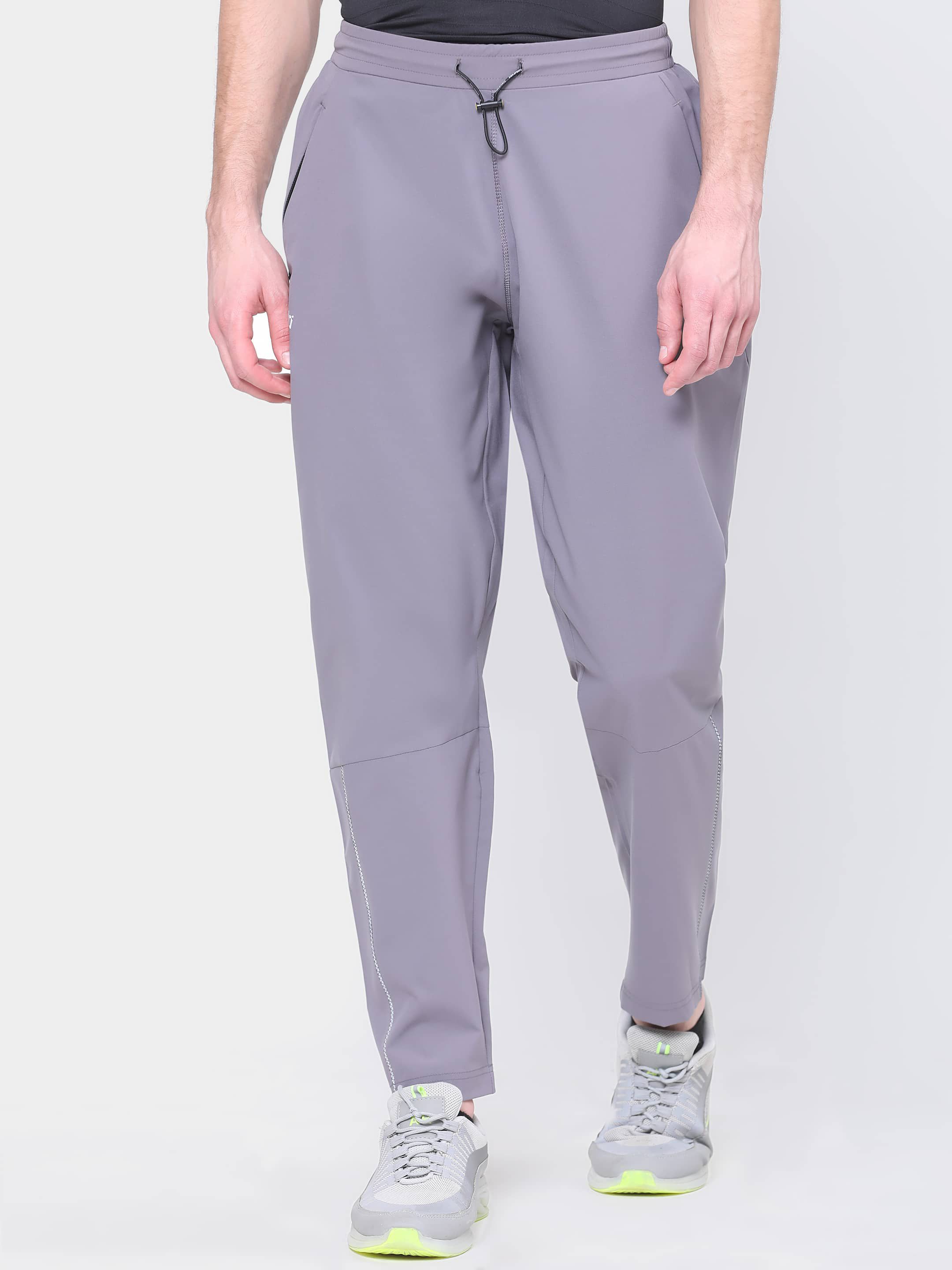     			Dida Sportswear Grey Polyester Men's Sports Trackpants ( Pack of 1 )
