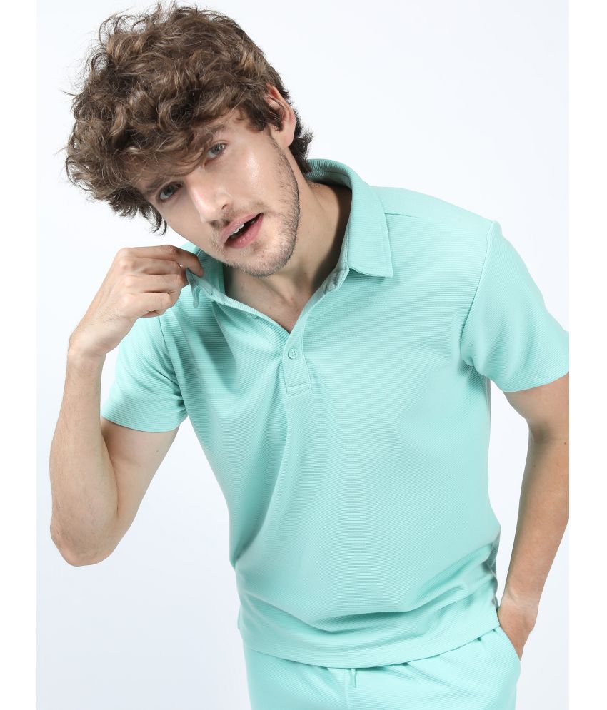     			Ketch Polyester Regular Fit Solid Half Sleeves Men's Polo T Shirt - Green ( Pack of 1 )