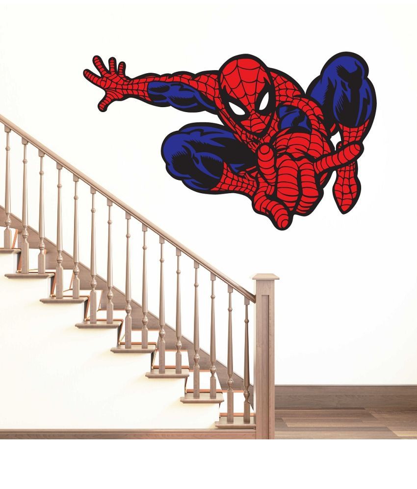     			Little Buds Wall Sticker Superhero ( 70 x 40 cms )