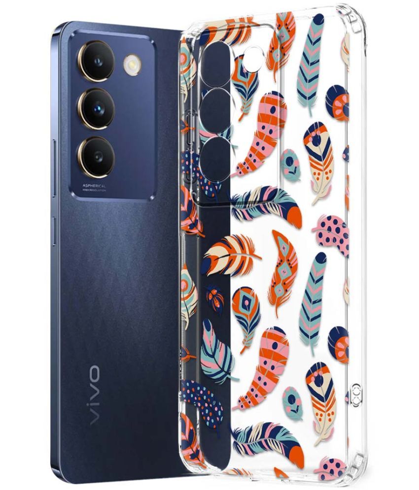     			NBOX Multicolor Printed Back Cover Silicon Compatible For Vivo Y200e 5G ( Pack of 1 )