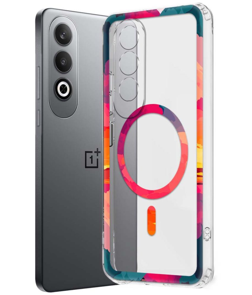     			NBOX Multicolor Printed Back Cover Silicon Compatible For OnePlus Nord ce 4 5G ( Pack of 1 )