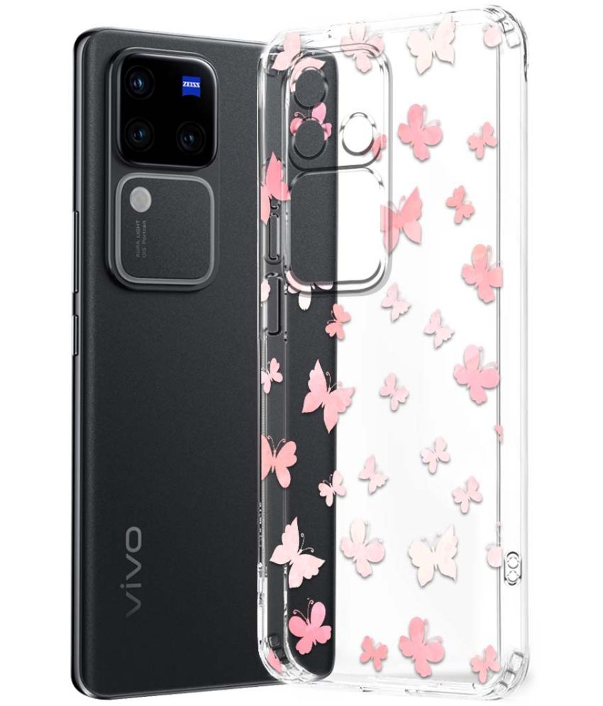     			NBOX Multicolor Printed Back Cover Silicon Compatible For Vivo V30 Pro 5G ( Pack of 1 )