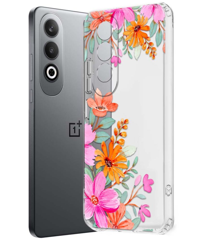     			NBOX Multicolor Printed Back Cover Silicon Compatible For OnePlus Nord ce 4 5G ( Pack of 1 )