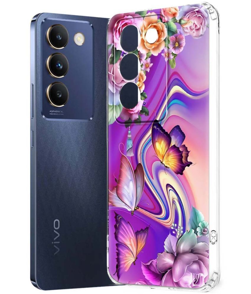     			NBOX Multicolor Printed Back Cover Silicon Compatible For Vivo Y200e 5G ( Pack of 1 )