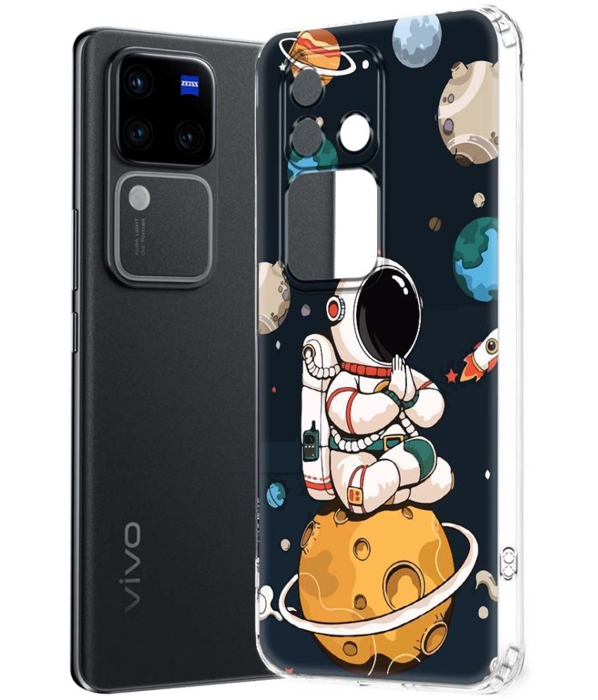     			NBOX Multicolor Printed Back Cover Silicon Compatible For Vivo V30 Pro 5G ( Pack of 1 )