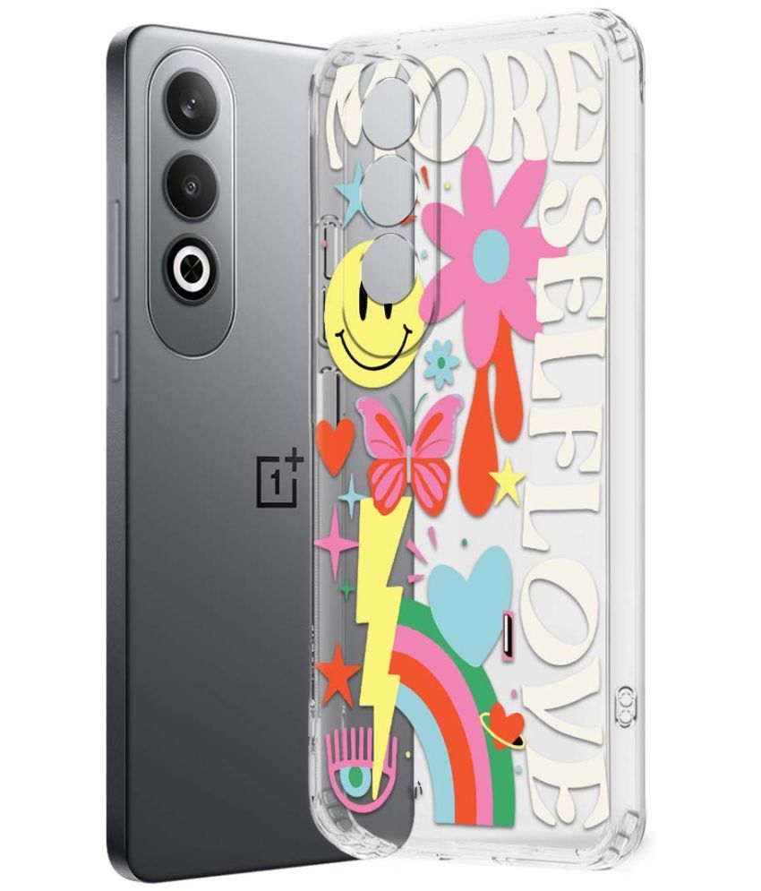     			NBOX Multicolor Printed Back Cover Silicon Compatible For OnePlus Nord ce 4 5G ( Pack of 1 )